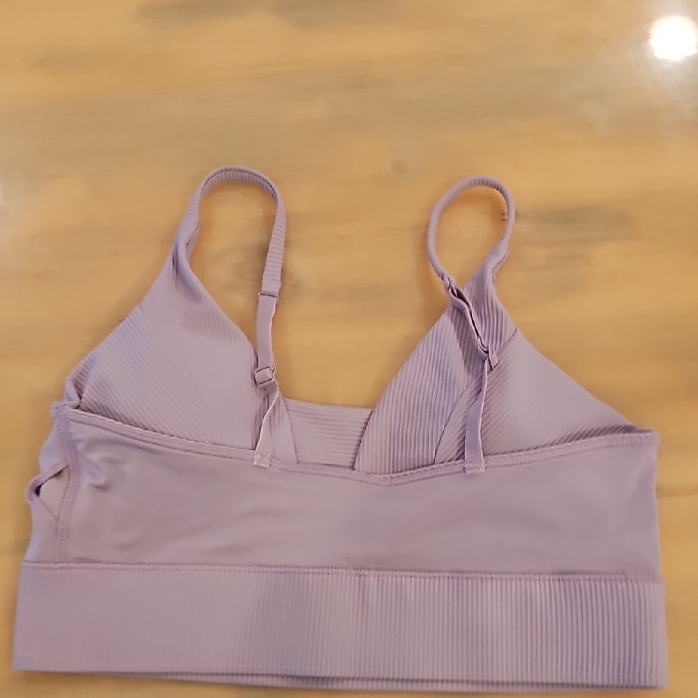 Lavender Ribbed Bralette - Picture 6 of 6